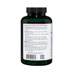 Vitanica Vegan Symmetry nutrition facts highlight gluten-free and iron-free formula