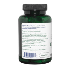 Vitanica Women's Phase I box label communicates clean, allergen-free formulation for menstrual balance.