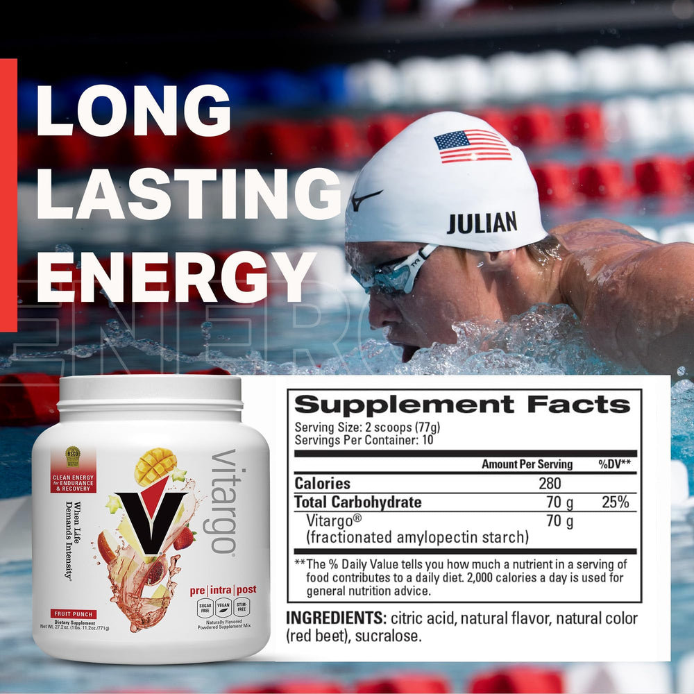 Vitargo powder manufactured in the USA for quality and safety