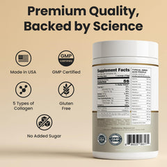 Vitasei collagen powder in smoothie offers easy daily addition.