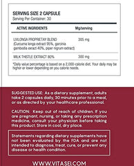 VITASEI Liver Cleanse capsules close-up showing capsule shape for daily wellness