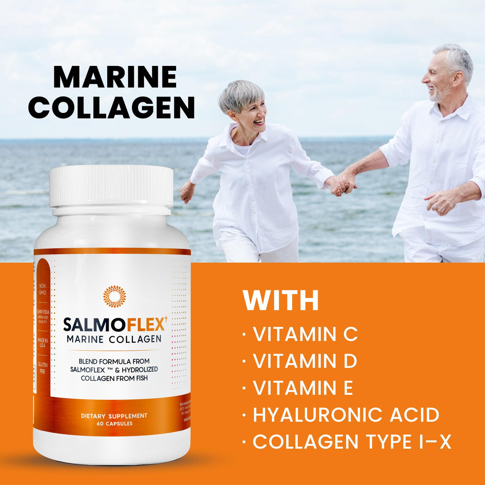 Vitasei Salmoflex capsules in daily routine for skin health.