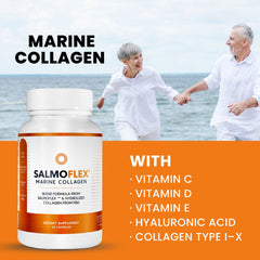 Vitasei Salmoflex capsules in daily routine for skin health.
