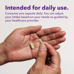 VITASUPPORTMD Tri-Power near a glass of water ready for daily venous comfort.
