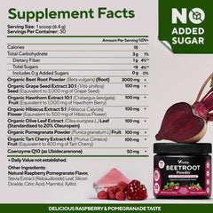 VitaUp Beet Root Powder scoop in jar for easy daily mixing.