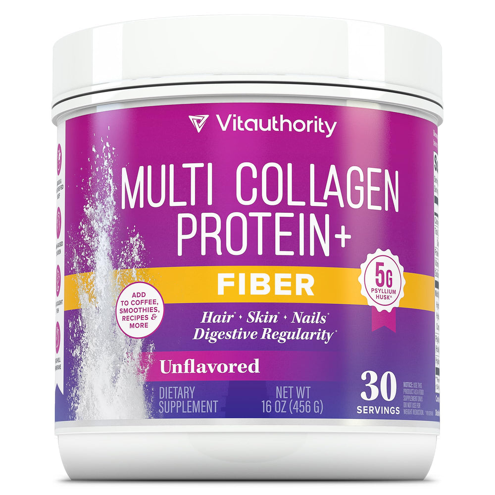 Vitauthority Multi Collagen bottle for skin, hair, and nails support.