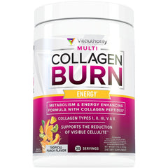 Vitauthority Multi Collagen Burn bottle shown for daily use and routine