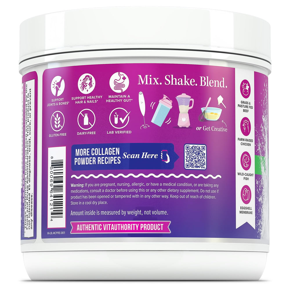Vitauthority scoop on counter highlighting prebiotic fiber support