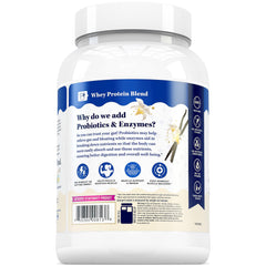 Vitauthority Whey Protein no added sugars claim on label