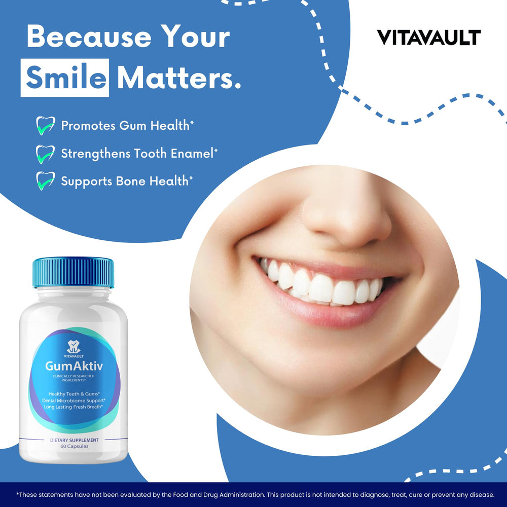 GumAktiv capsules featuring natural ingredients for gentle daily care
