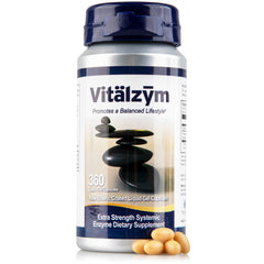 VITÄLZYM liquid gel capsules with serrapeptase for daily vitality
