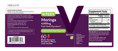 Viteey Moringa Gummies use natural colors and flavors.