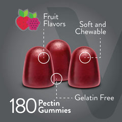Viteey Prebiotic Fiber Gummies texture close-up, soft and chewy bite