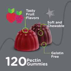 Viteey Prebiotic Kids Fiber daily dose chewables highlight easy routine for regularity.