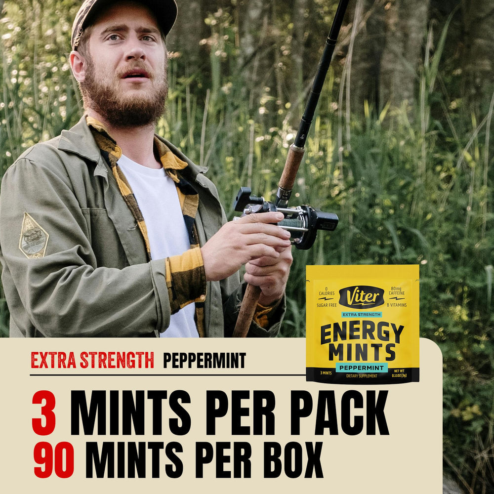Viter Energy B vitamin complex mint boosts daily nutrients