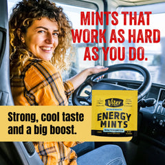 Viter Energy breath-freshening mint with wintergreen taste.