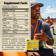 Viter Energy compact sachet on the go demonstrates portable energy.