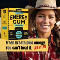 Viter Energy shown in a pocket alongside a phone for on-the-go use.