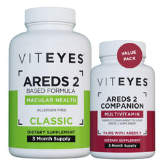 Viteyes AREDS 2 capsules bottle ready for daily macular health support