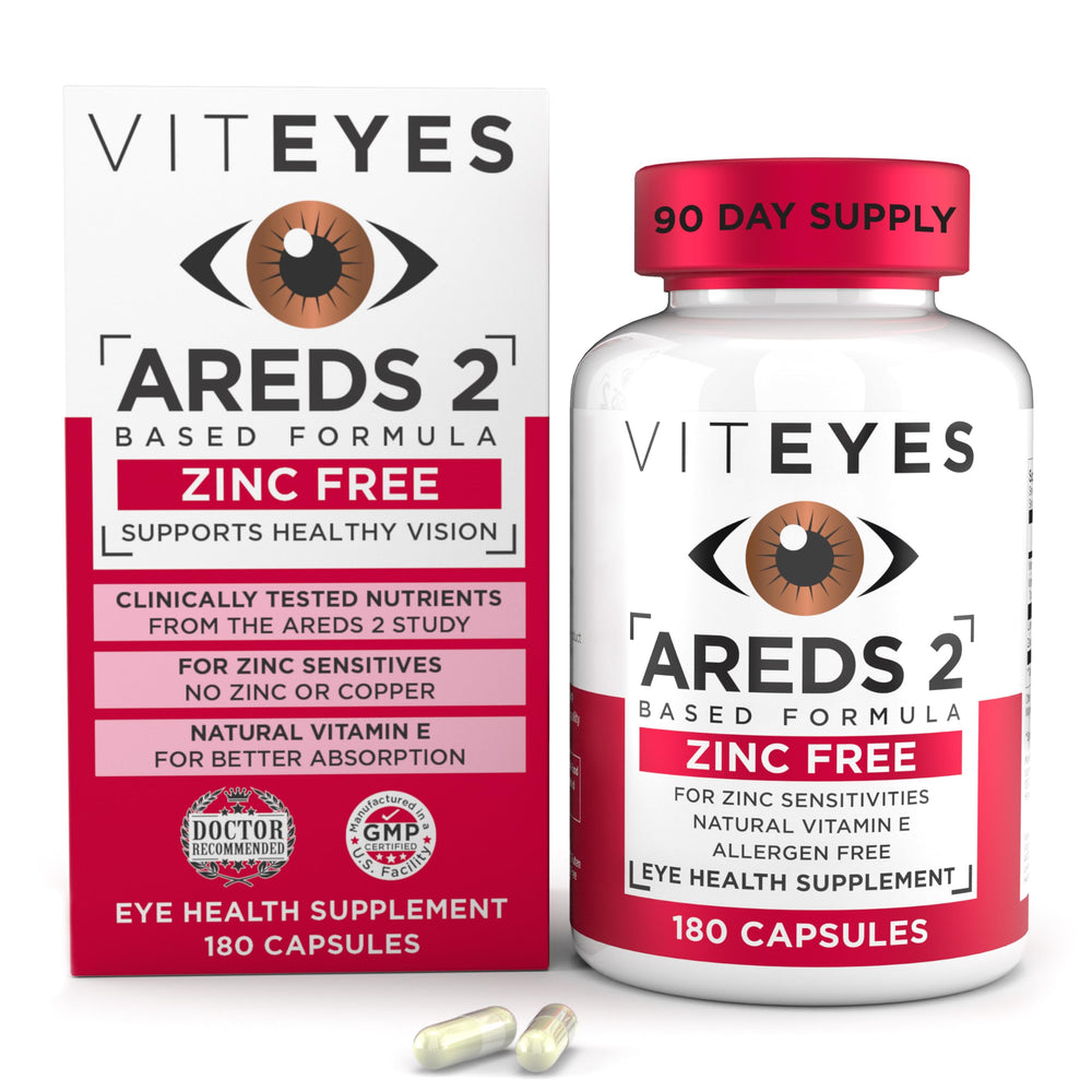 Viteyes AREDS2 zinc-free bottle for macular support