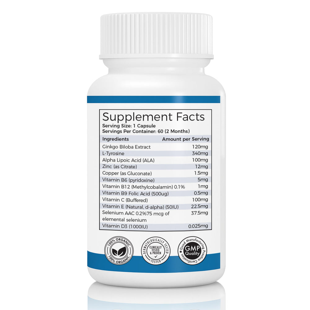 Vitilox Pigmenta+ ingredient blend showcases key pigmentation nutrients.