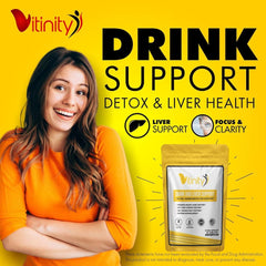 Vitinity Anti-Drink ingredients panel signals herbal and vitamin formulation.
