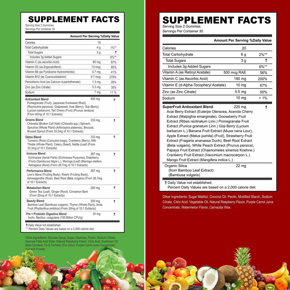 VITINITY veggie gummies bottle close-up highlighting greens-forward chew for daily wellness