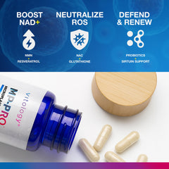 Vitology MP-PRO Made in USA seal conveys purity and consistency