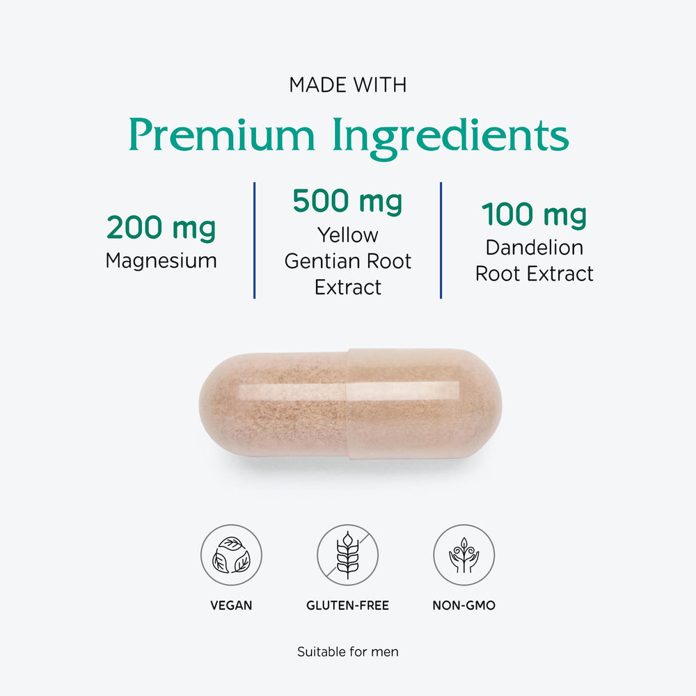 Vitanica Colon Motility Blend label front emphasizes vegan colon support with natural ingredients