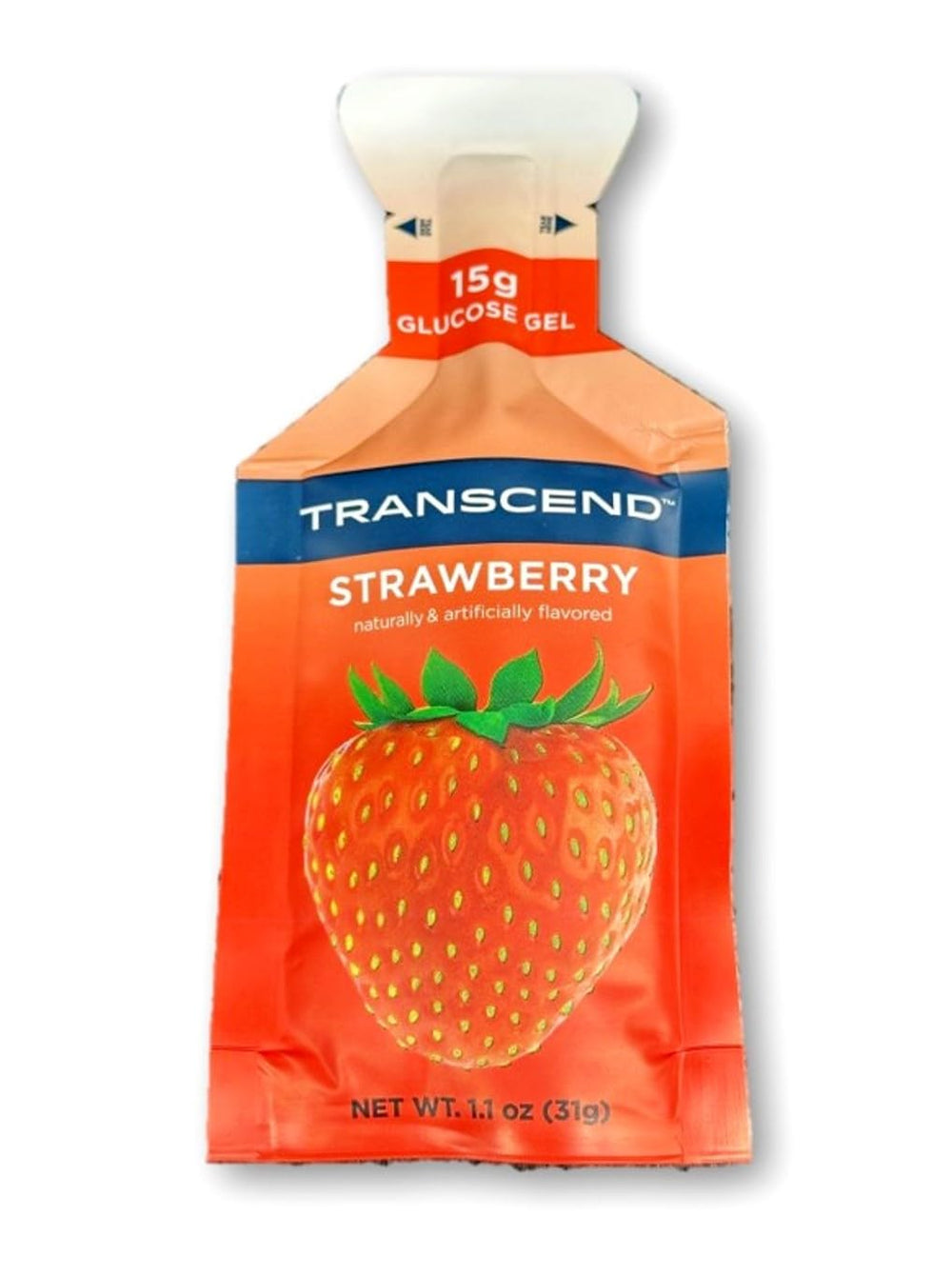 VITONUS Transcend Strawberry Gels 1.1-oz packet for easy on the go energy