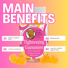Viva La Cheetah tight gel paired with gummies for enhanced routine