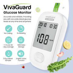 VivaGuard talking function guides users through testing and readings.