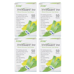 Vivaguard Ino test strips 200-count pack for reliable home glucose monitoring