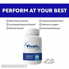Close-up of VIVALIS capsules highlights texture and potency for daily vitality.