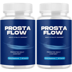 VIVALIS ProstaFlow capsules bottle front demonstrates daily prostate wellness support.