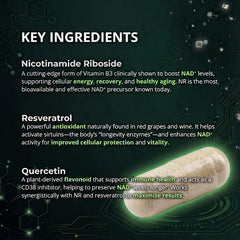 VivaThrive NAD+ Complex daily routine with capsule intake