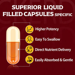 Ingredients in a glass bowl representing natural botanical extracts in the blend