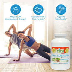 Viva Vitamins Super Magnesium ingredients panel highlighting freshness