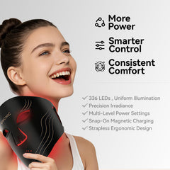 Vivchic controller and magnetic charging dock enable quick, hands-free sessions.