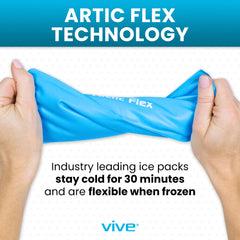 Daily use with Vive Knee Ice Pack Wrap supports knee comfort