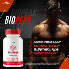 VIVE MD BioPeak pill dispense scene demonstrating portion control