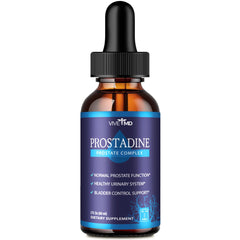 VIVE MD Prostadine drops bottle ready for daily use in a simple routine