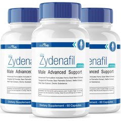 VIVE MD Zydenafil advanced formula bottle front showcasing premium packaging for discreet daily use.