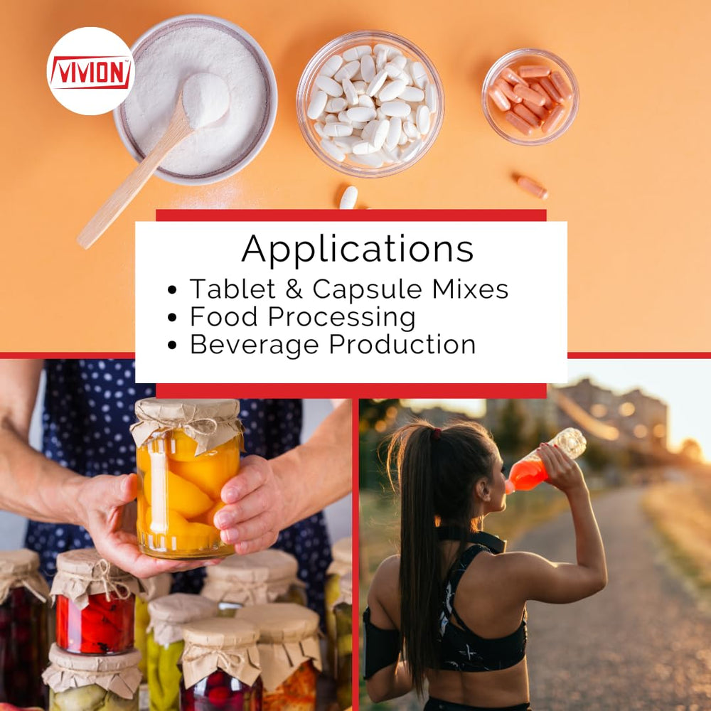 Vivion calcium chloride dihydrate fortifying beverages and fortified foods