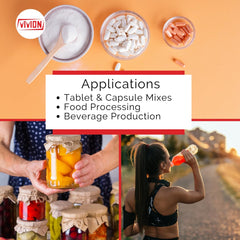Vivion calcium chloride dihydrate fortifying beverages and fortified foods