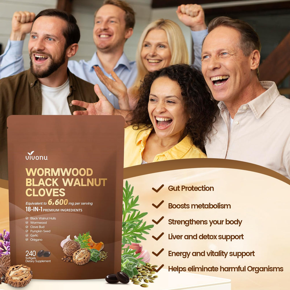 VivoNu bottle shows 240 capsules per bottle and clear dosage.