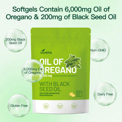 VivoNu black seed oil capsules arranged for daily supplementation