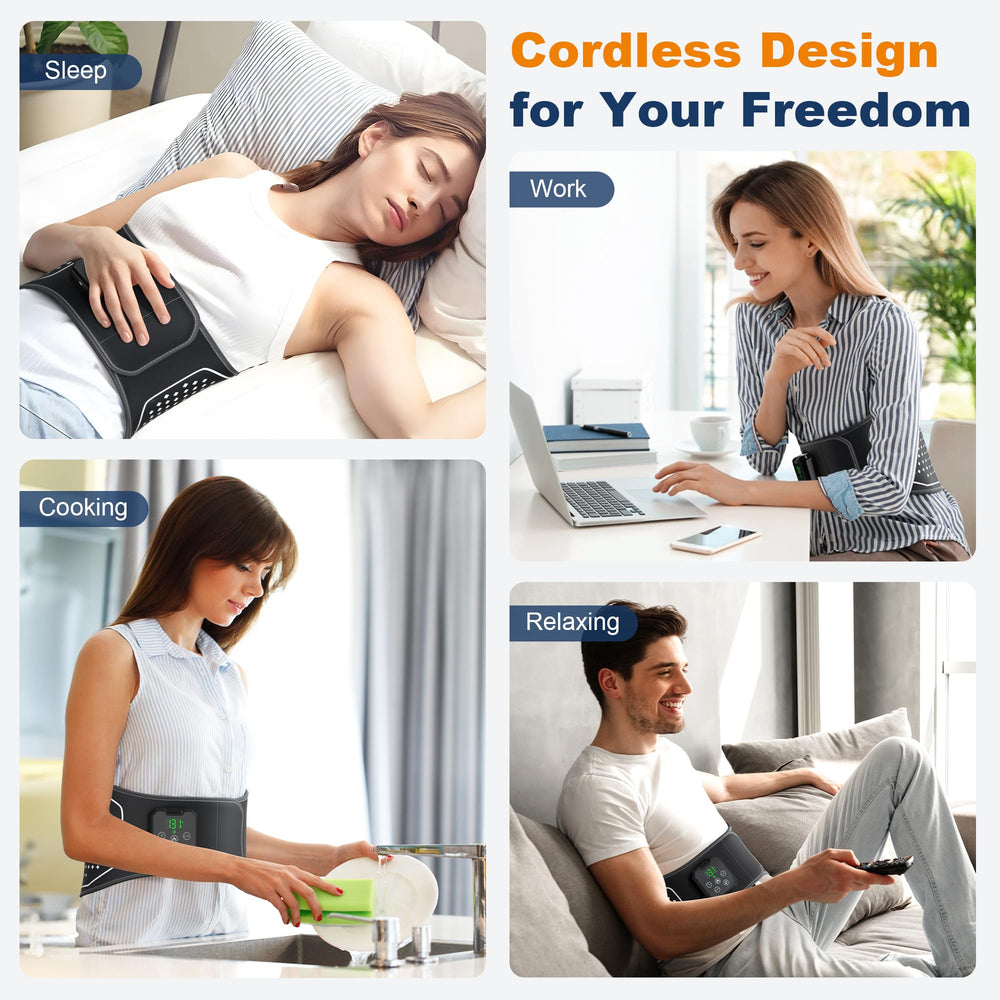 VIYACHY massager with 60-inch extension strap for versatile fit