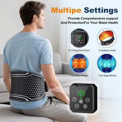 VIYACHY massager showing 4 heat levels for customizable comfort