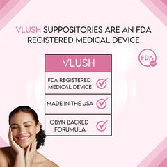 VLUSH hyaluronic acid close-up highlighting moisture retention.